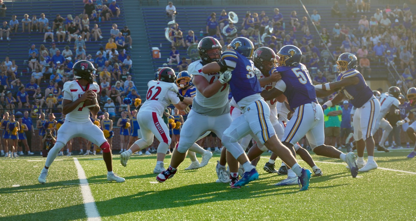 Kentucky Christian University football action against Morehead State
